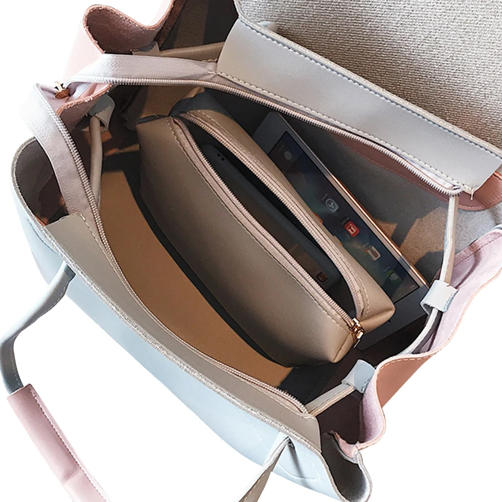 Tassel Fashion Pu Leather Solid Bucket Shape Women's Handbags Casual Tote Bags Women Shoulder Bag Female 2pcs Composite Bag Lady
Tassel Fashion Pu Leather Solid Bucket Shape Women's Handbags Casual Tote Bags Women Shoulder Bag Female 2pcs Composite Bag Lady