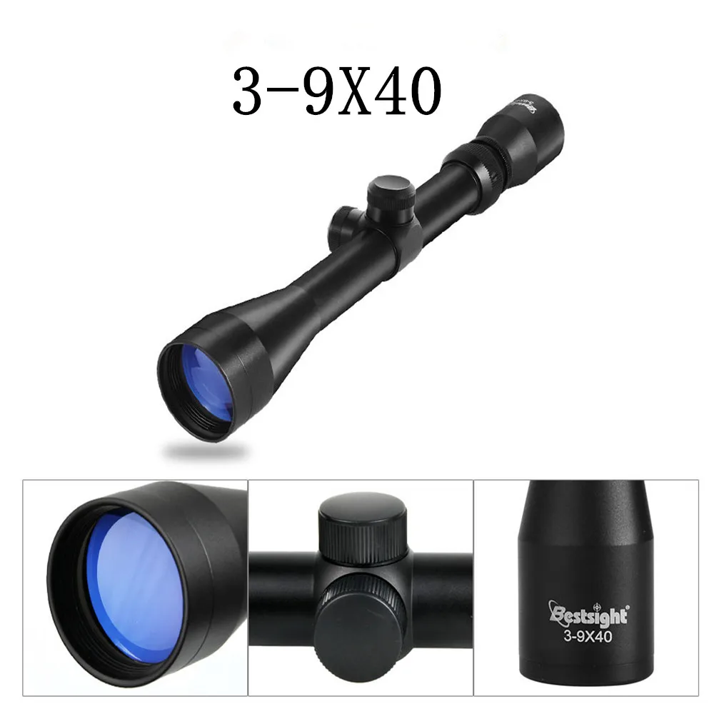 

3-9x40 Hunting Scopes 4-16x40 Optics Rifle Scopes 6-24x50 Tactical Riflescope Airsoft Air Guns Sniper Rifle Scope