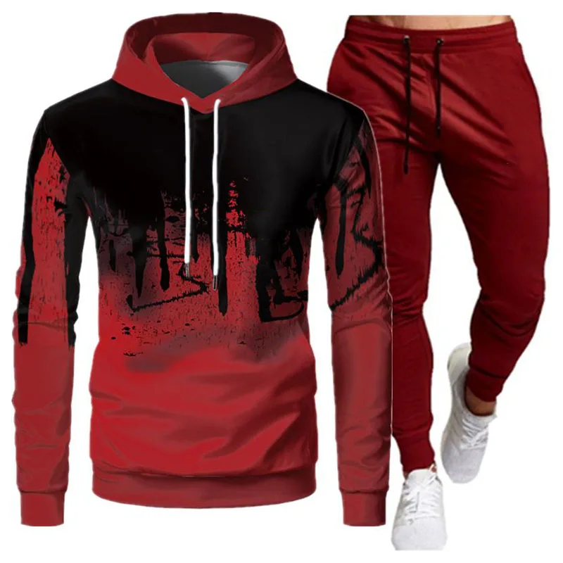 2 Pieces Sets Tracksuit Men Hooded Sweatshirt+Pants Pullover Hoodie Sportswear Suit Ropa Hombre Casual Men Clothes Size S-3XL
2 Pieces Sets Tracksuit Men Hooded Sweatshirt+Pants Pullover Hoodie Sportswear Suit Ropa Hombre Casual Men Clothes Size S-3XL