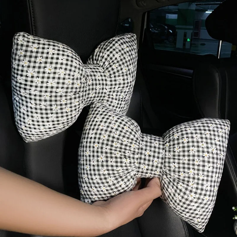 Car Neck Pillow Seat Waist Supports Four Seaons Bowknot Universal Small Flower Daisy Auto Headrest Cushion Interior Accessories
Car Neck Pillow Seat Waist Supports Four Seaons Bowknot Universal Small Flower Daisy Auto Headrest Cushion Interior Accessories