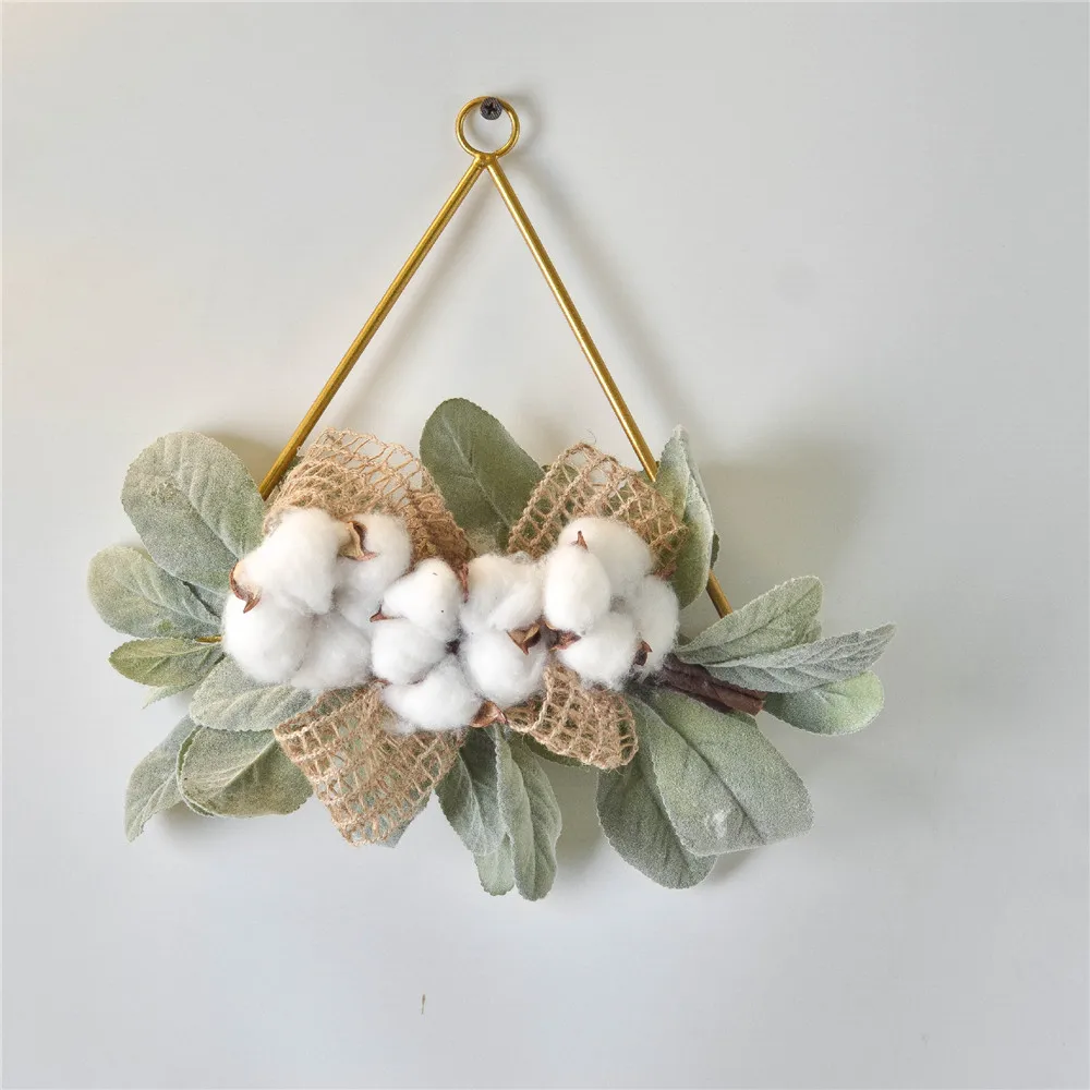 Wreath DIY Wall Hanging Iron Ring Hoop Door Hanging Craft Party Decorations Wedding Artificial Cotton Wreath Floral Garland
Wreath DIY Wall Hanging Iron Ring Hoop Door Hanging Craft Party Decorations Wedding Artificial Cotton Wreath Floral Garland