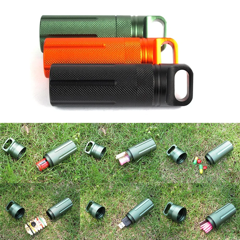 Portable Outdoor Mini WaterProof Metal Pill Box Bottle Holder Container Aluminum Medicine Tablet Capsule Box Container Storage
Portable Outdoor Mini WaterProof Metal Pill Box Bottle Holder Container Aluminum Medicine Tablet Capsule Box Container Storage