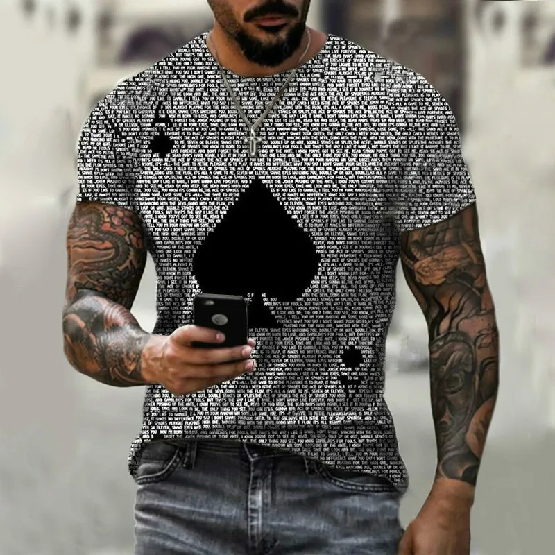 Summer men's street fashion shirt plaid heart-shaped 3D printing creative characters casual large size short-sleeved T-shirt
Summer men's street fashion shirt plaid heart-shaped 3D printing creative characters casual large size short-sleeved T-shirt