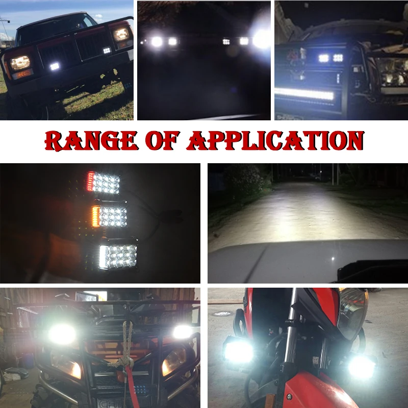 CREK 4" Inch 57W Motorcycle LED Headlight 12V 24V Offroad LED Work Light Truck Combo Lamp Fog Light For Car Auto SUV Trailer
CREK 4" Inch 57W Motorcycle LED Headlight 12V 24V Offroad LED Work Light Truck Combo Lamp Fog Light For Car Auto SUV Trailer