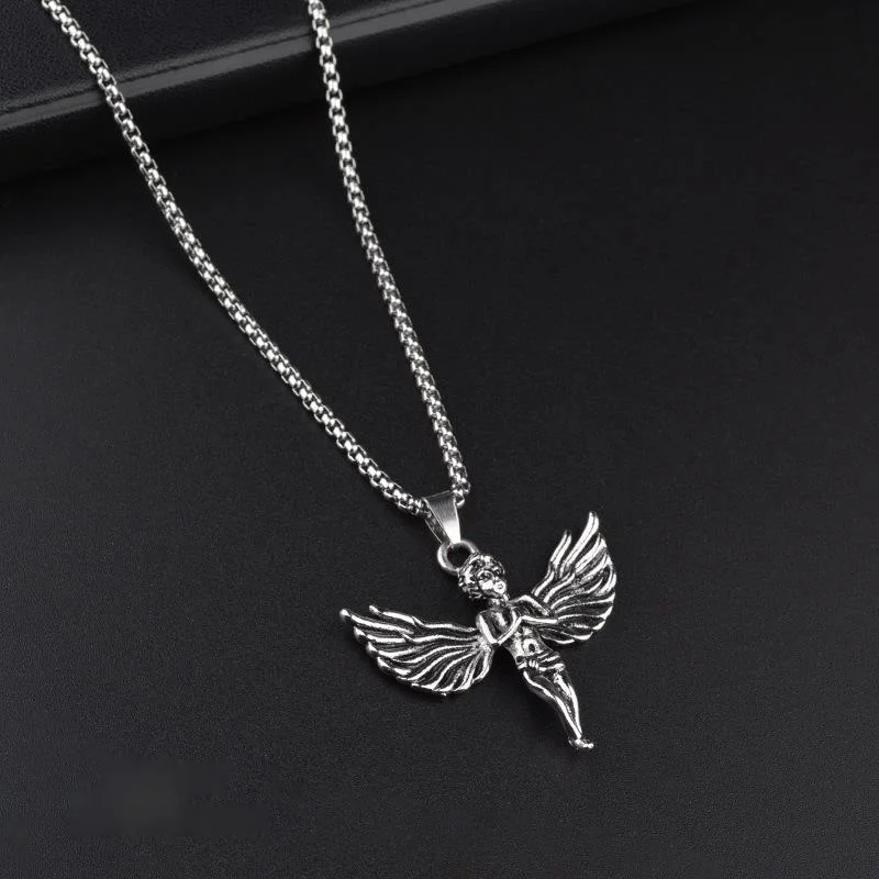 Titanium Steel Hip Hop Cross Male Hiphop Pendant Fashion Pendant Necklaces Unisex Designer Charms Wholesale Angel Necklace
Titanium Steel Hip Hop Cross Male Hiphop Pendant Fashion Pendant Necklaces Unisex Designer Charms Wholesale Angel Necklace