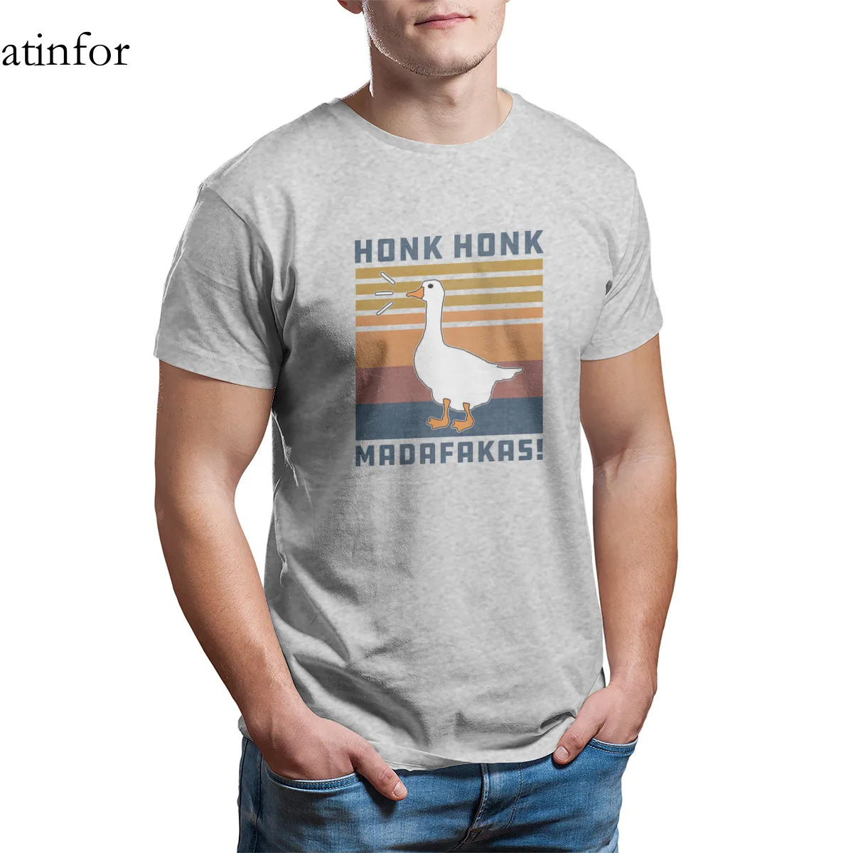 Funny Goose Honk Honk Madafakas Retro Vintage Duck T-Shirt Print Fashion Short Sleeve Cool Hip-Hop T-shirt 28912
Funny Goose Honk Honk Madafakas Retro Vintage Duck T-Shirt Print Fashion Short Sleeve Cool Hip-Hop T-shirt 28912