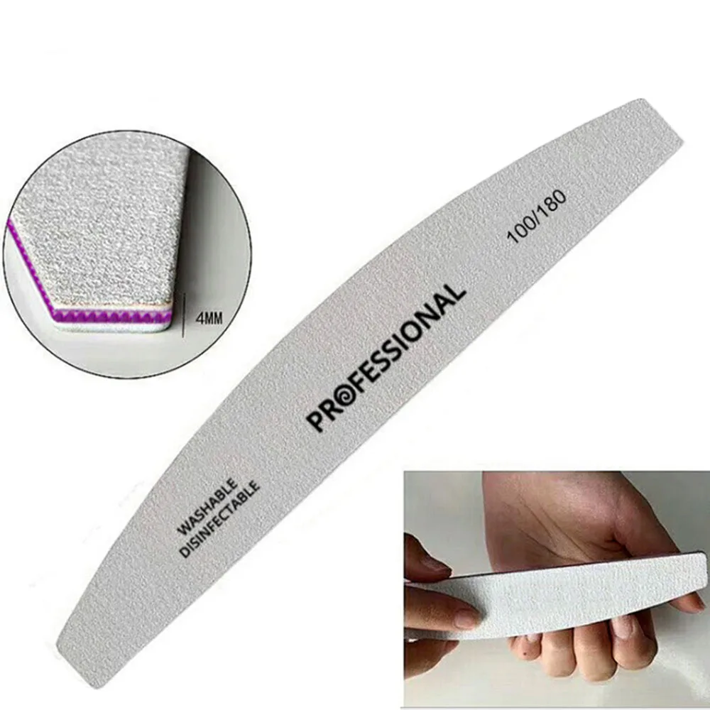 5PCS/Lot Nail Files Professional Nail Buffer 100/180 Manicure Block Grey Boat Gel Polishing Wood Sanding Nail File Kit
5PCS/Lot Nail Files Professional Nail Buffer 100/180 Manicure Block Grey Boat Gel Polishing Wood Sanding Nail File Kit