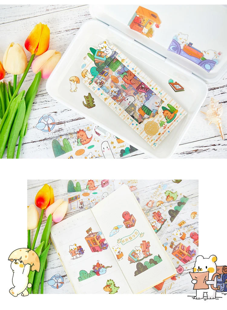 8 Bags Mixed Total 32PCS The Fantasy Life Cute Cartoon PET Stickers Set 150*70mm DIY Scrapbooking Journal Diary Decoration Gift
8 Bags Mixed Total 32PCS The Fantasy Life Cute Cartoon PET Stickers Set 150*70mm DIY Scrapbooking Journal Diary Decoration Gift