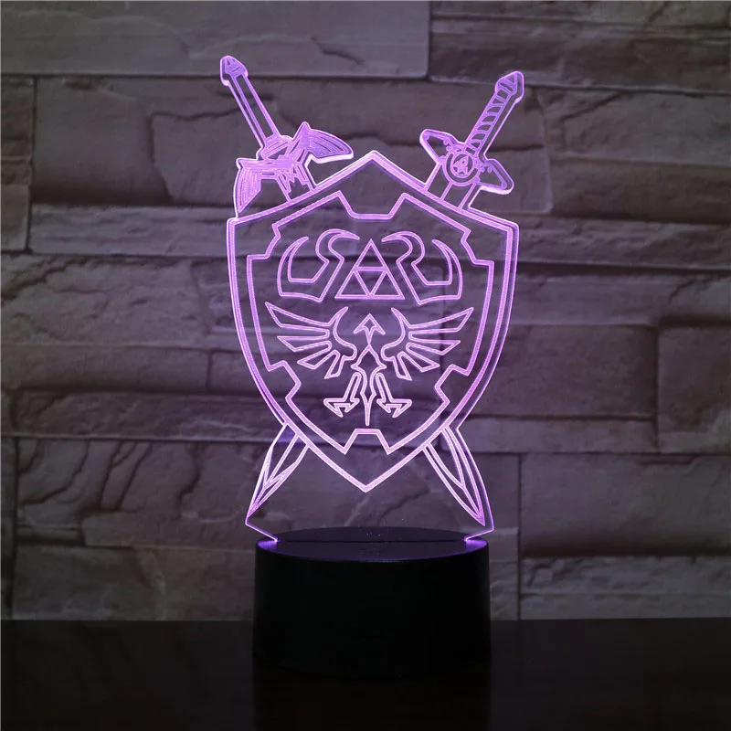 Zelda 3D LED Night Light 7 Color Changing Lamp Room Decoration Action Figure Toy For Birthday Christmas Gift
Zelda 3D LED Night Light 7 Color Changing Lamp Room Decoration Action Figure Toy For Birthday Christmas Gift