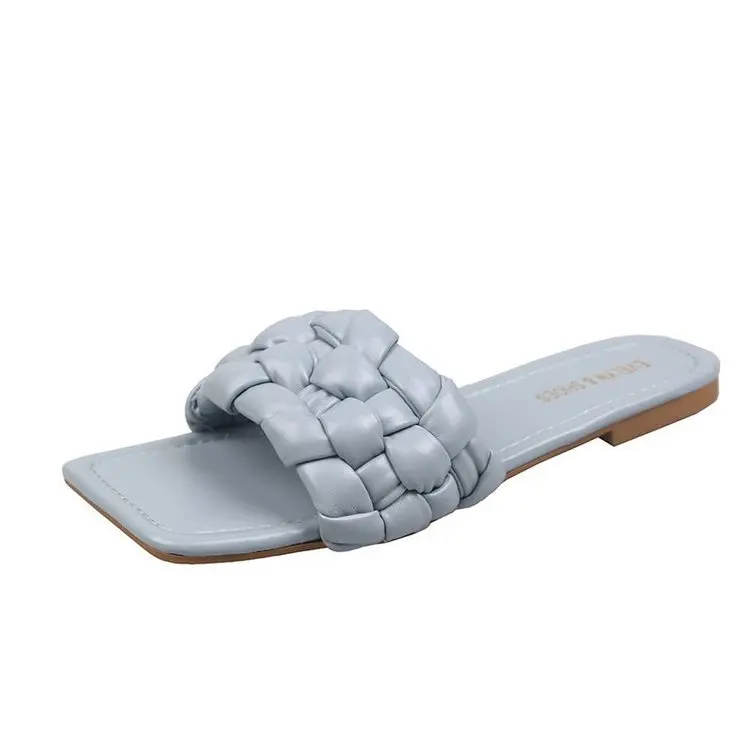 Square Toe Shoes Woman 2021 Slippers Casual Low Pantofle Luxury Summer Rubber New Slides Sewing Fashion Fabric Basic PU Hoof
Square Toe Shoes Woman 2021 Slippers Casual Low Pantofle Luxury Summer Rubber New Slides Sewing Fashion Fabric Basic PU Hoof