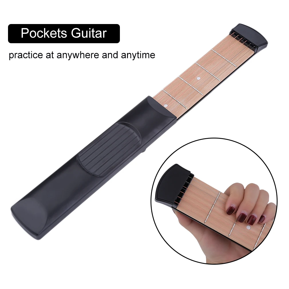 6 Fret 6 String Portable Pockets Acoustic Guitar Musical Instrument Practice Tool For Beginner With Carrying Bag
6 Fret 6 String Portable Pockets Acoustic Guitar Musical Instrument Practice Tool For Beginner With Carrying Bag