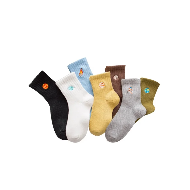 Cotton Embroidered Planet Pattern Ladies In Stockings Sock New Quarter Plain Women's Socks Comfortable
Cotton Embroidered Planet Pattern Ladies In Stockings Sock New Quarter Plain Women's Socks Comfortable