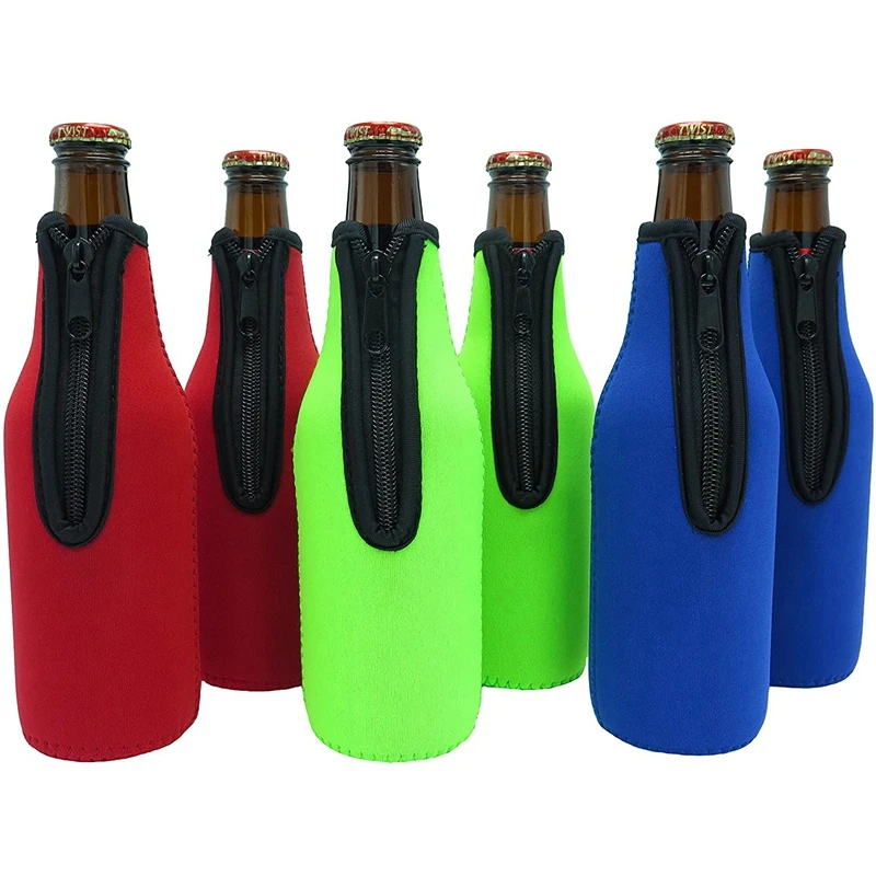 Beer Bottle Sleeves,Beer Bottle Cooler Sleeves Keep Drink Cold Zip-Up Extra Thick Neoprene Insulated Sleeve Cover 
Beer Bottle Sleeves,Beer Bottle Cooler Sleeves Keep Drink Cold Zip-Up Extra Thick Neoprene Insulated Sleeve Cover