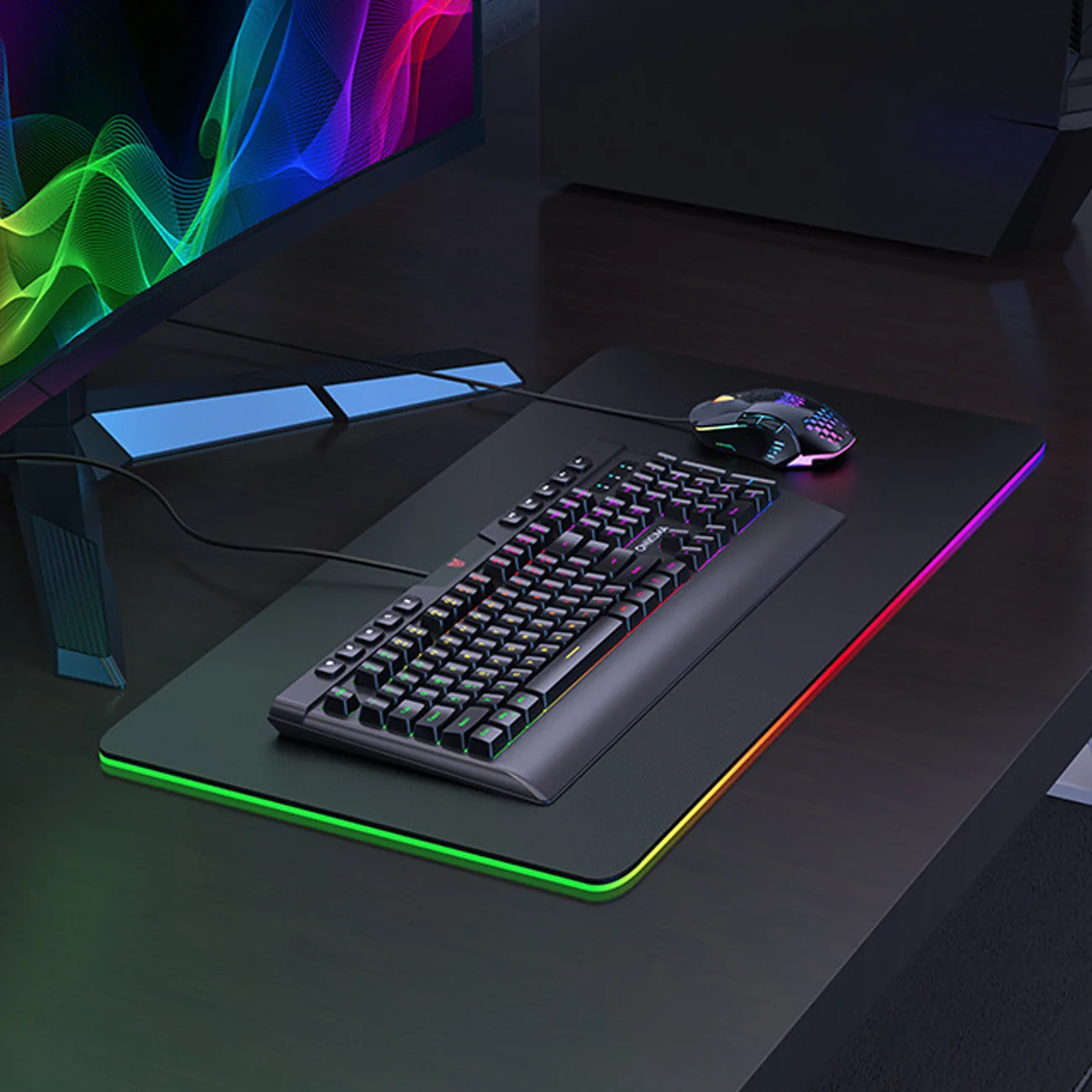 ONIKUMA RGB Keyboard And Mouse Set Game Luminous Waterproof Office USB Wired Keyboard And Mouse Set for Game PC Desktop Computer
ONIKUMA RGB Keyboard And Mouse Set Game Luminous Waterproof Office USB Wired Keyboard And Mouse Set for Game PC Desktop Computer