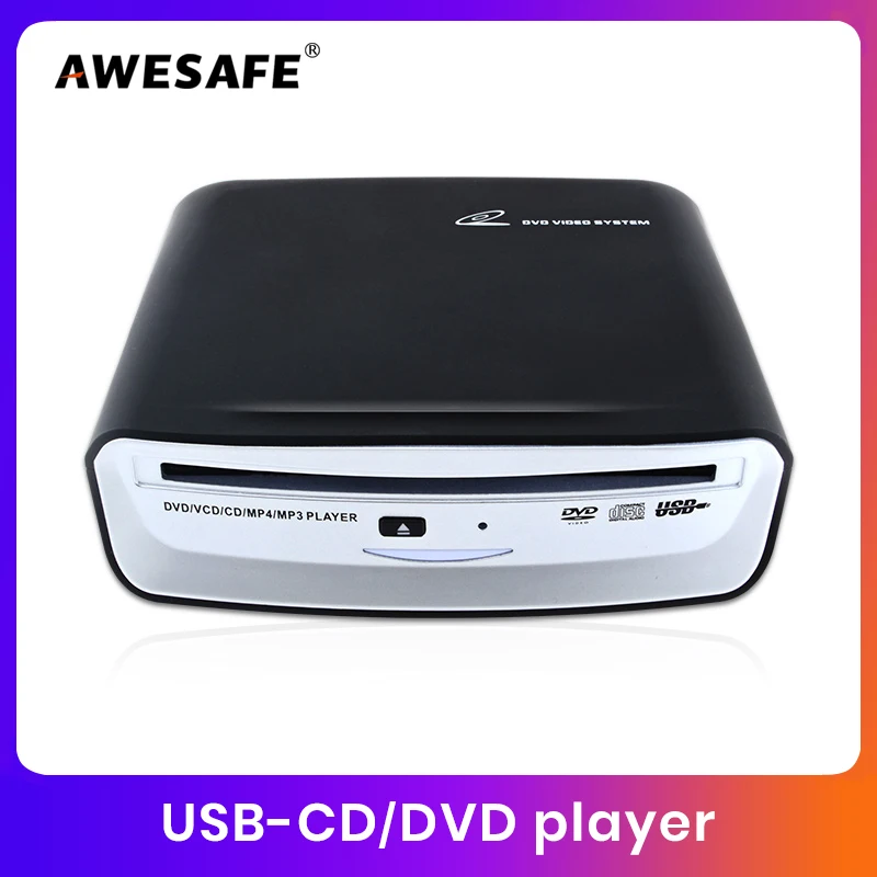 AWESAFE Автомобильный USB DVD-плеер автомобильный мини-DVD-плеер DVR для Android | Автомобили и