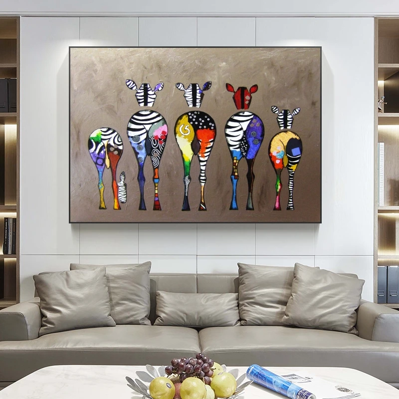 Abstract Zebra Canvas Art Paintings On The Wall Colorful Animals Art Prints African Animals Art Pictures For Living Room Wall
Abstract Zebra Canvas Art Paintings On The Wall Colorful Animals Art Prints African Animals Art Pictures For Living Room Wall