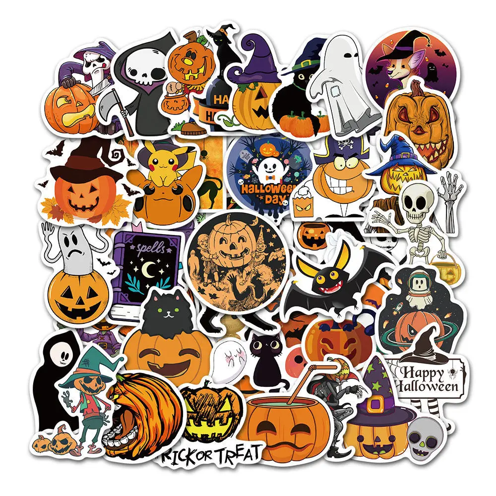 XTZ033# 50 Pieces Of Halloween Decoration Graffiti Car Stickers Suitcase Laptop Cartoon Removable Without Leaving Glue
XTZ033# 50 Pieces Of Halloween Decoration Graffiti Car Stickers Suitcase Laptop Cartoon Removable Without Leaving Glue