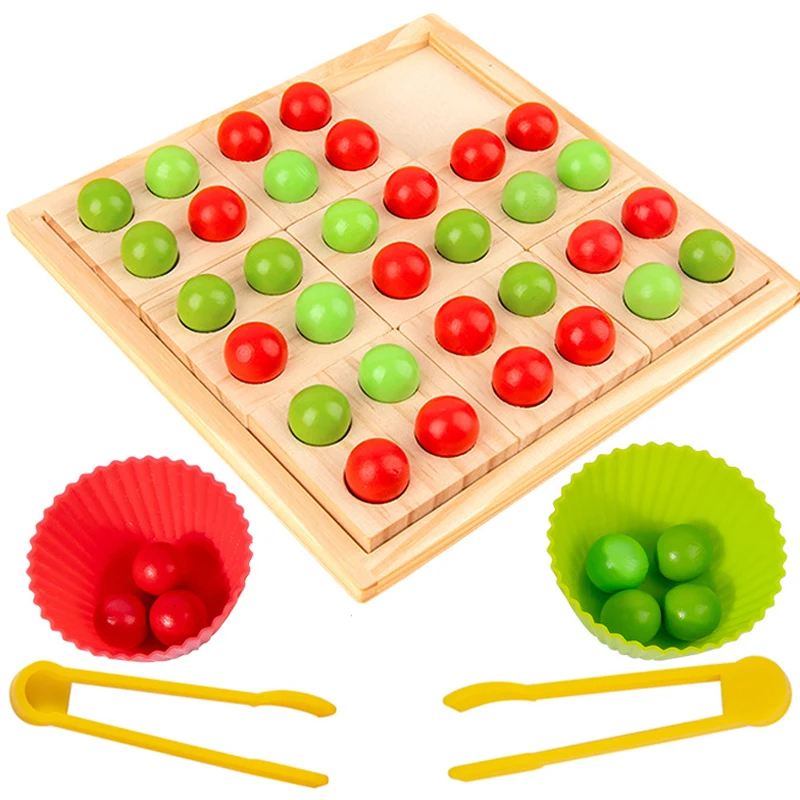 Children clip granules connect four matching board game logic interactive thought game brain education early children wooden toy
Children clip granules connect four matching board game logic interactive thought game brain education early children wooden toy