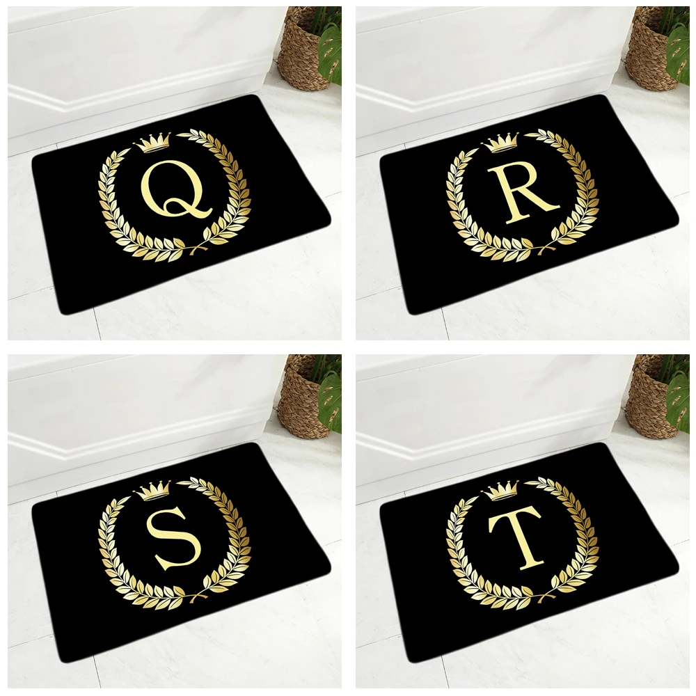 Black Golden Crown Letter Carpet Decor Geometric Floor Door Mat Super Soft Flannel Non-Slip Doormat for Kitchen Bedroom 40x60cm
Black Golden Crown Letter Carpet Decor Geometric Floor Door Mat Super Soft Flannel Non-Slip Doormat for Kitchen Bedroom 40x60cm