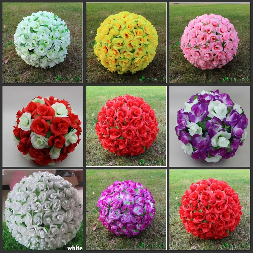 12inch 30CM Elegant white Artificial Silk Roses Flowers Kissing Ball 10 Colors For Wedding Christmas Ornaments Party Decoration
12inch 30CM Elegant white Artificial Silk Roses Flowers Kissing Ball 10 Colors For Wedding Christmas Ornaments Party Decoration
