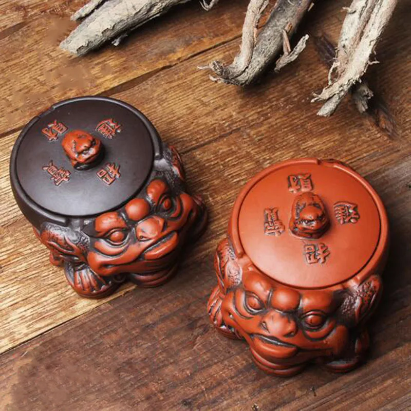 Creative Ceramic Ashtray Auspicious Fortune Toad Tea Pet Ash Tray Handmade Crafts Living Room Tea House Smoking Accessories
Creative Ceramic Ashtray Auspicious Fortune Toad Tea Pet Ash Tray Handmade Crafts Living Room Tea House Smoking Accessories