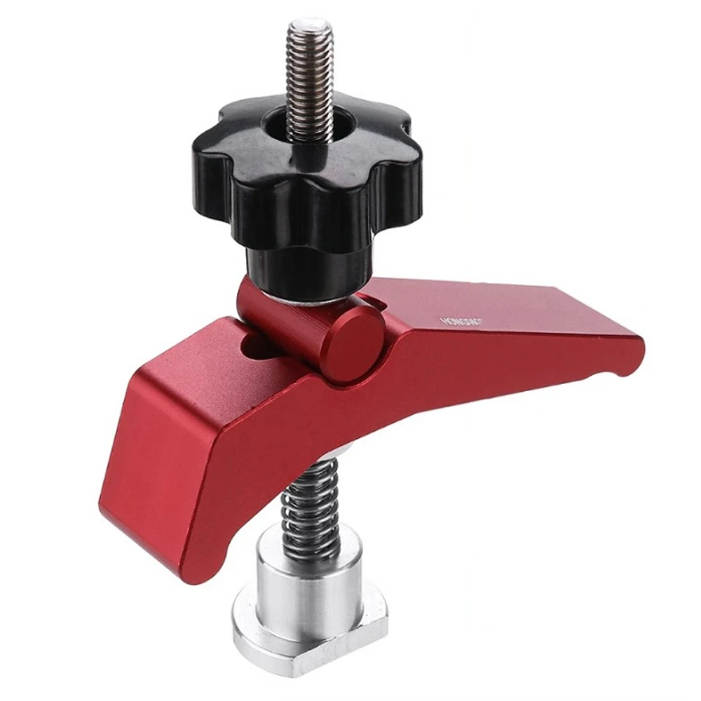 Aluminum Alloy Quick Acting Hold Down Clamp Durable T-slot T-track Clamp Set Woodworking Tools
Aluminum Alloy Quick Acting Hold Down Clamp Durable T-slot T-track Clamp Set Woodworking Tools
