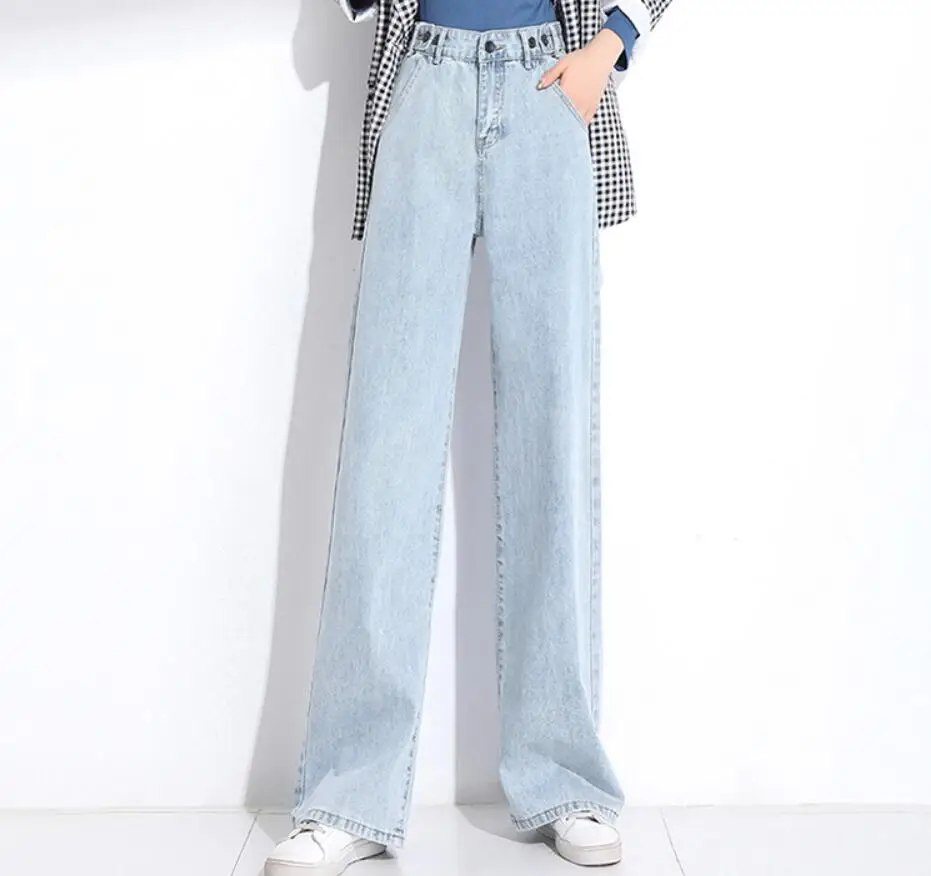 Women's Straight Leg Denim Jeans Women High Waist Slim Loose Autumn Winter Pants Casual Washed Trousers
Women's Straight Leg Denim Jeans Women High Waist Slim Loose Autumn Winter Pants Casual Washed Trousers
