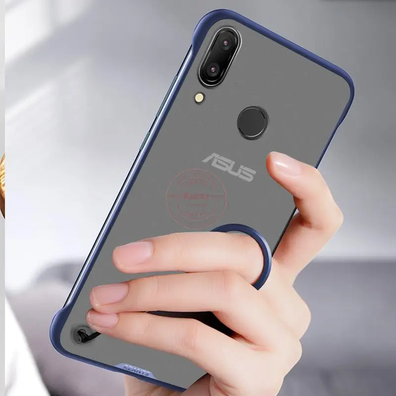 Чехол Rzants для ASUS Zenfone Max Pro M1 матовый полупрозрачный жесткий чехол из
