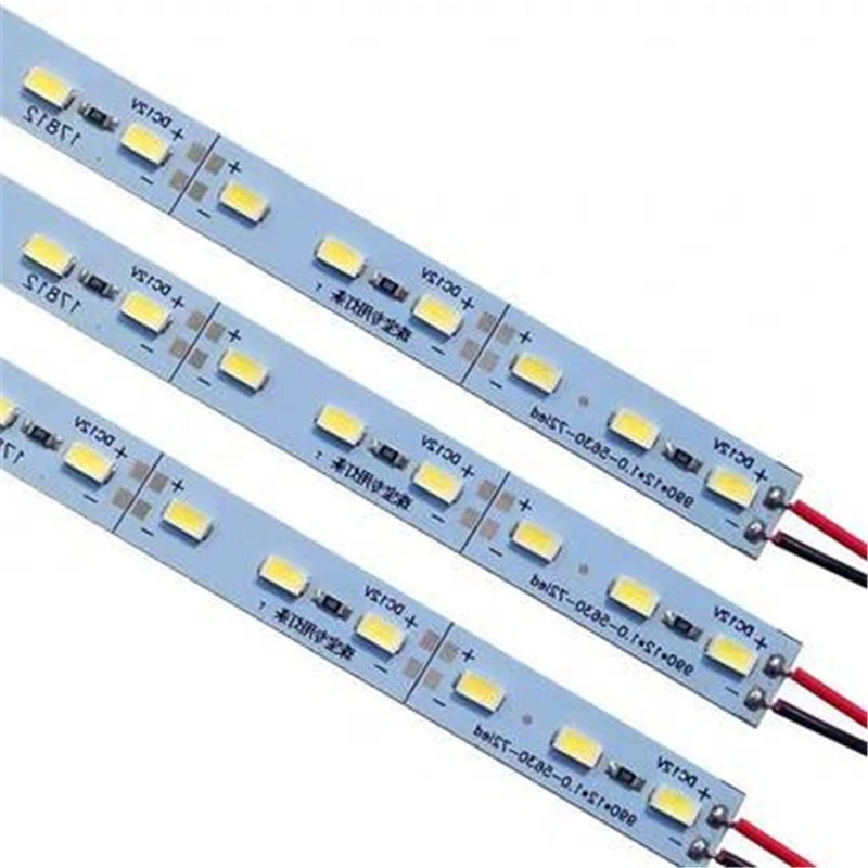 

10/20/50pcs DC12V 0.5m 36Leds white/warm white/red/green/blue aluminum LED strip 5730 5630 hard strip light