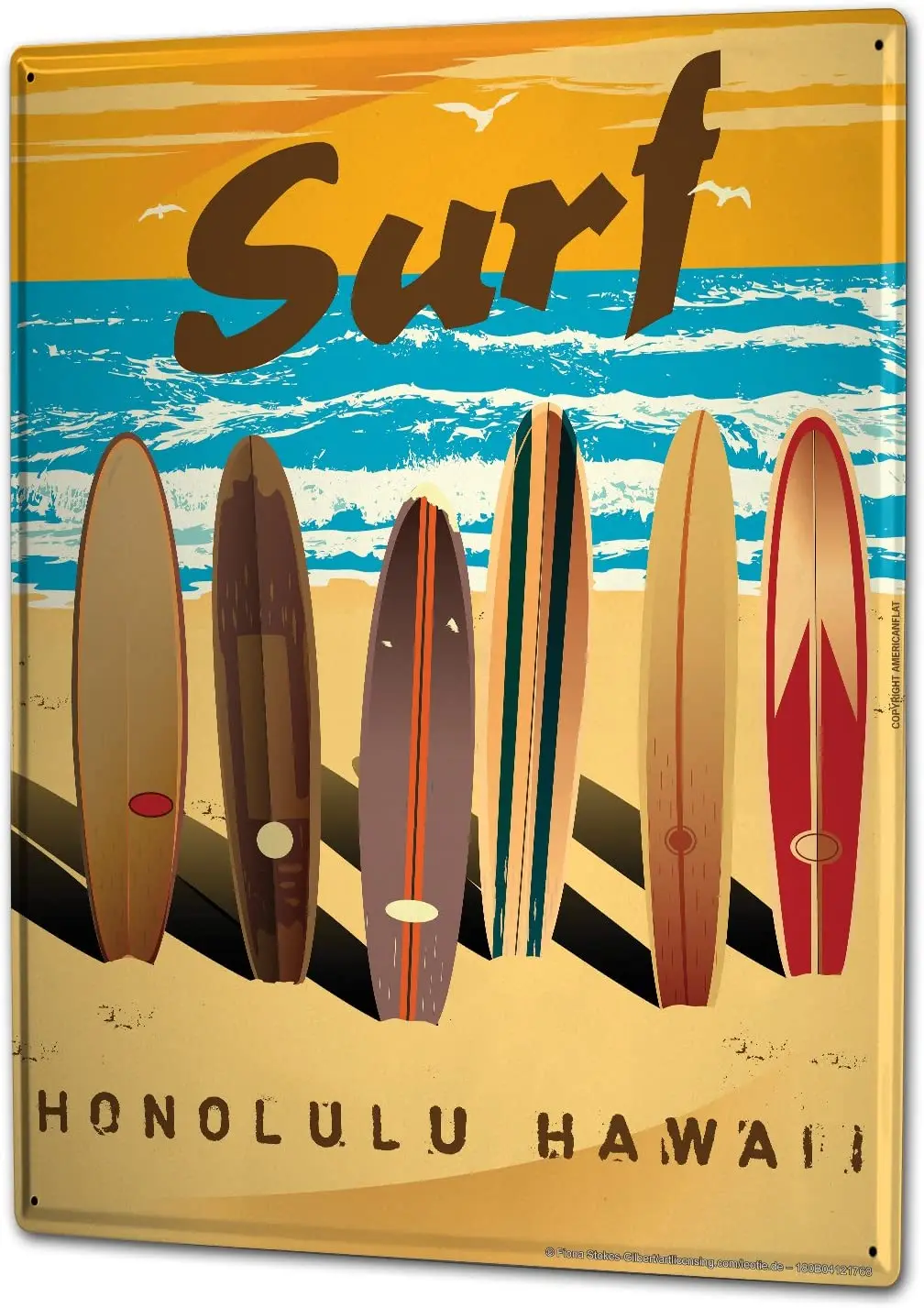 SINCE 2004 Nostalgic Tin Sign Metal Plate Decorative Sign Home Decor Plaques Wall Plate Surfboards Surfing Beach Hawaii
SINCE 2004 Nostalgic Tin Sign Metal Plate Decorative Sign Home Decor Plaques Wall Plate Surfboards Surfing Beach Hawaii