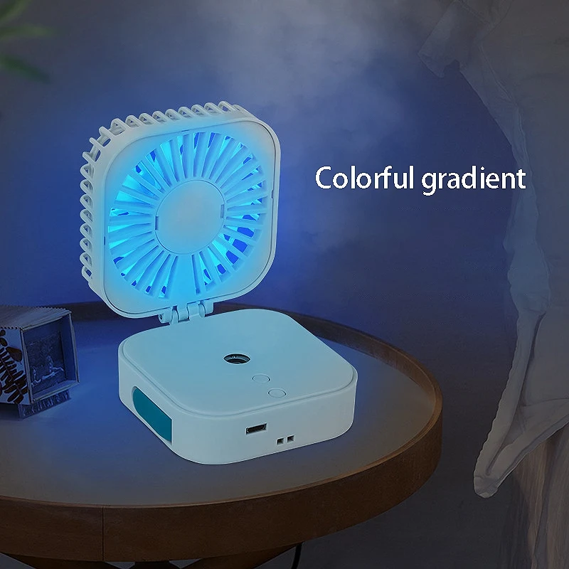 USB Folding Humidification Fan, Portable Desktop Folding Hanging Neck Moisturizing Spray LED Night Light Small Fan
USB Folding Humidification Fan, Portable Desktop Folding Hanging Neck Moisturizing Spray LED Night Light Small Fan