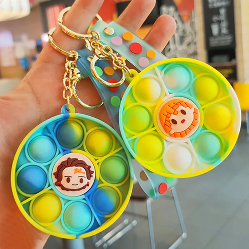 Anime Demon Slayer New Cosplay Decompression Key Chain Tanjiro Nezeko Inosuke Zenitsu Cute Soft Toy Fans Gift
Anime Demon Slayer New Cosplay Decompression Key Chain Tanjiro Nezeko Inosuke Zenitsu Cute Soft Toy Fans Gift