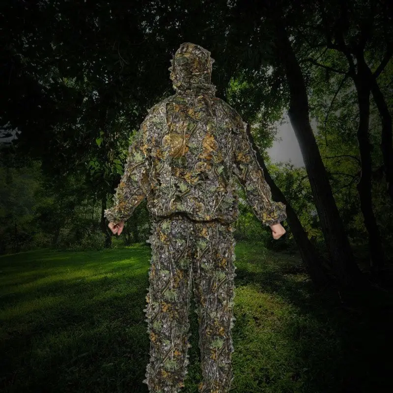 1 Set Hunting Clothes 3D Leaf Coat Trousers Camouflage Outdoor Jungle Watch Bird
1 Set Hunting Clothes 3D Leaf Coat Trousers Camouflage Outdoor Jungle Watch Bird