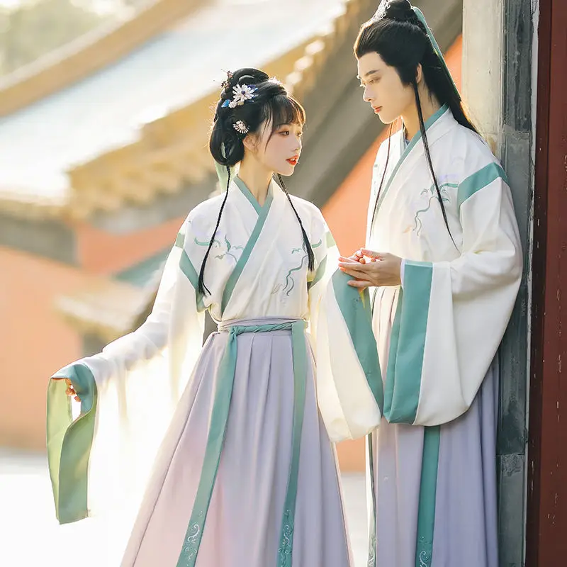 HASHAOU Hanfu Costume Embroidery Chinese Ancient Swordsman Cosplay Clothing Man Oriental Tang Suit Vintage Couples Folk Outfit
HASHAOU Hanfu Costume Embroidery Chinese Ancient Swordsman Cosplay Clothing Man Oriental Tang Suit Vintage Couples Folk Outfit