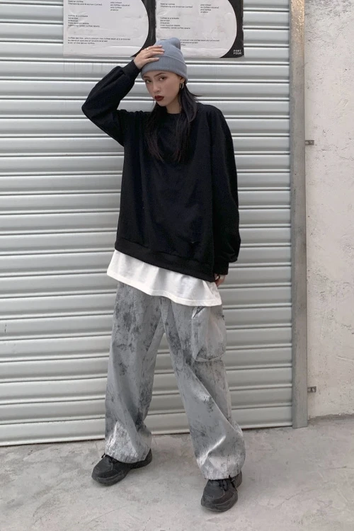 Rendering big pockets Harajuku bf style Unisex loose Capris casual new fashion brand Hipster high waist pants women streetwear
Rendering big pockets Harajuku bf style Unisex loose Capris casual new fashion brand Hipster high waist pants women streetwear