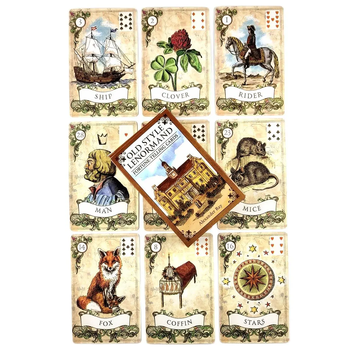 Лидер продаж, старые стильные карточки Lenormand для раздачи удачи, Высококачественная колода Таро с руководством, настольная игра для судьбы, г...
Лидер продаж, старые стильные карточки Lenormand для раздачи удачи, Высококачественная колода Таро с руководством, настольная игра для судьбы, г...