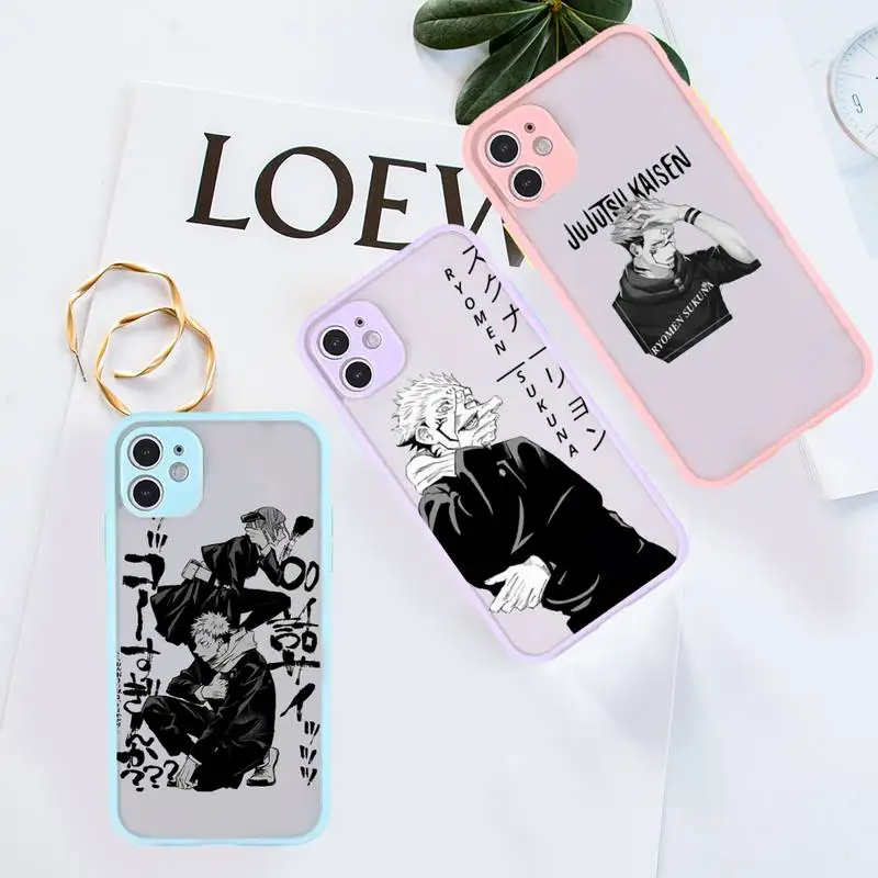 Jujutsu Kaisen Satoru Gojo anime Phone Case For iPhone 12 11 Mini Pro XR XS Max 7 8 Plus X Matte transparent Purple Back Cover
Jujutsu Kaisen Satoru Gojo anime Phone Case For iPhone 12 11 Mini Pro XR XS Max 7 8 Plus X Matte transparent Purple Back Cover