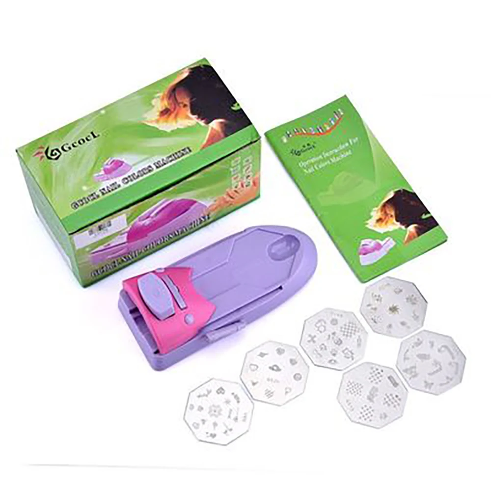 DIY Manual Nail Art Printer Manicure Machine Stamp Set With 6 Pattern Plates Scraper Nail Color Draw Polish Printing Chart
DIY Manual Nail Art Printer Manicure Machine Stamp Set With 6 Pattern Plates Scraper Nail Color Draw Polish Printing Chart
