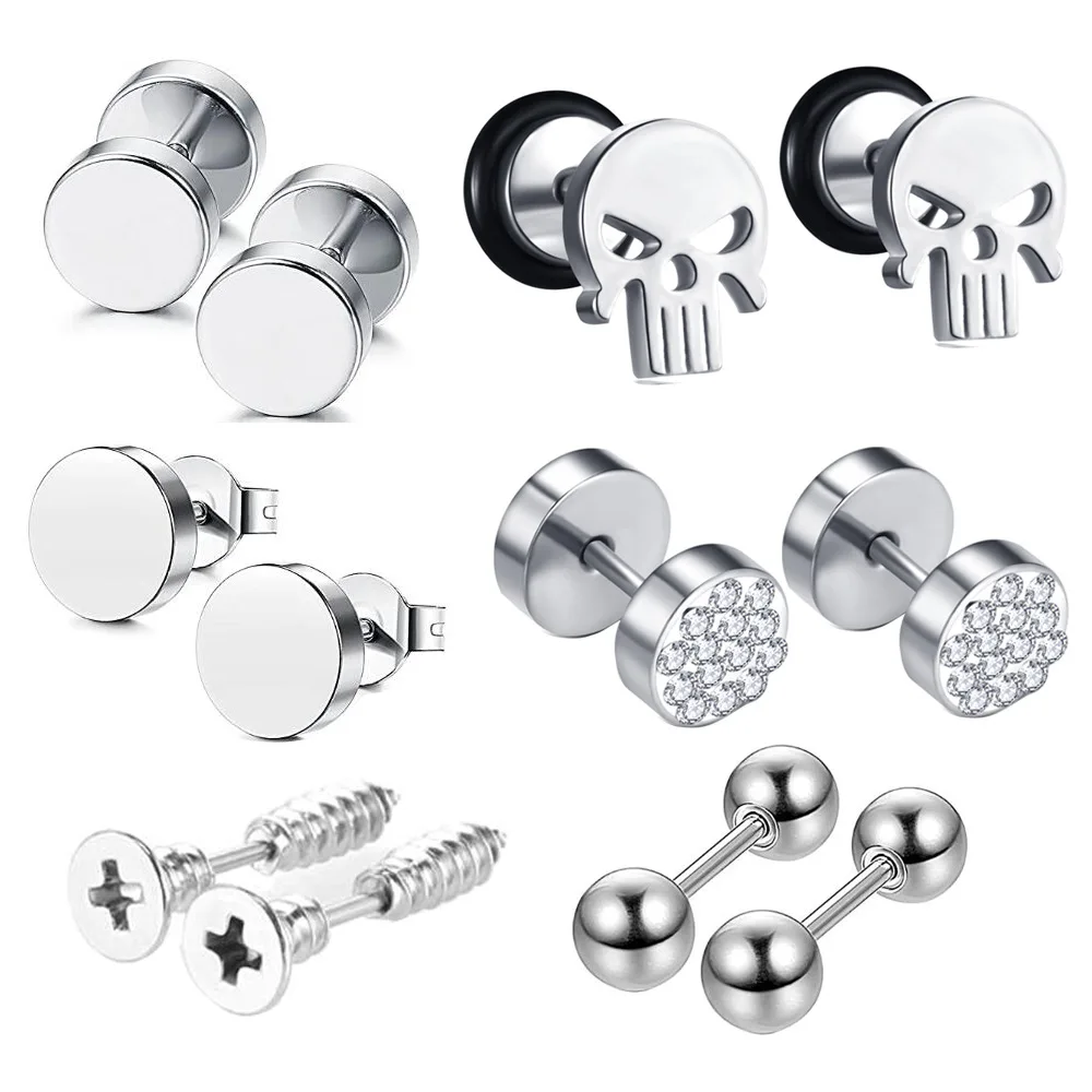 12Pcs/Set 8mm Classic Geometric Crystal Ear Studs Earrings Fake Ear Plugs Flesh Tunnel Gauges Tapers Stretcher Earring Jewelry
12Pcs/Set 8mm Classic Geometric Crystal Ear Studs Earrings Fake Ear Plugs Flesh Tunnel Gauges Tapers Stretcher Earring Jewelry