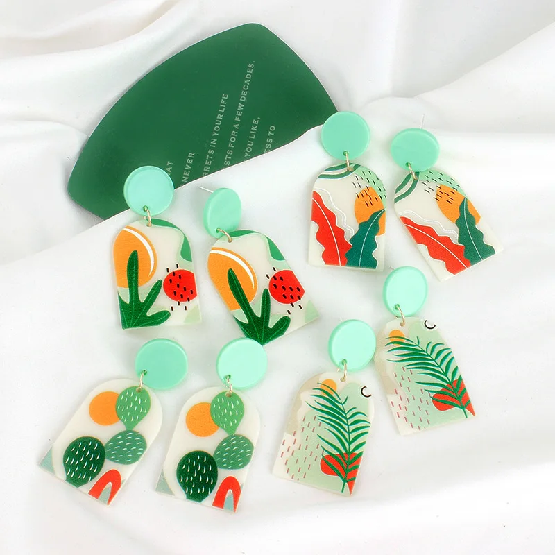 2021 Simple Design Earring New Fashion Handmade Cactus Flower Drop Acrylic Earrings For Girls Women Summer
2021 Simple Design Earring New Fashion Handmade Cactus Flower Drop Acrylic Earrings For Girls Women Summer