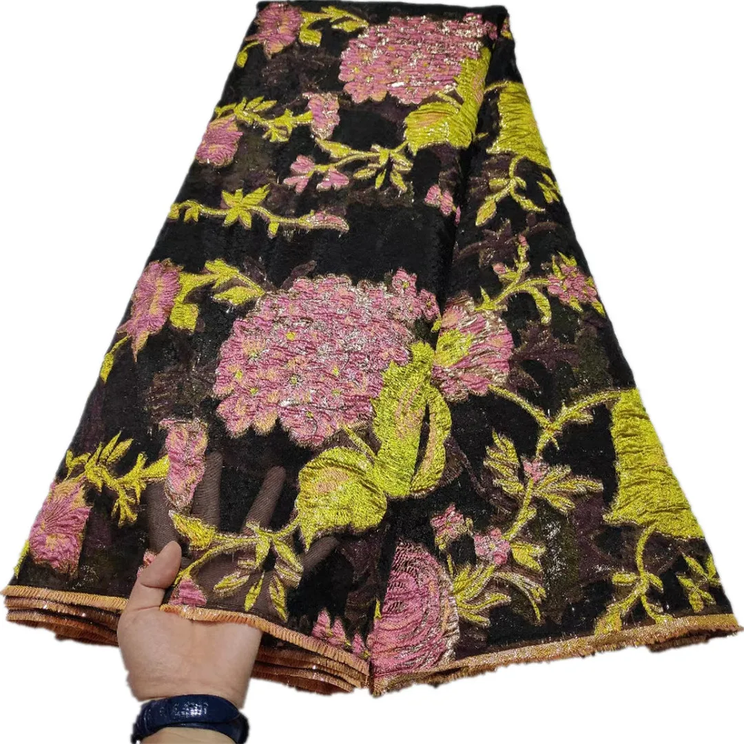 New Style African Lace Fabric 2021 High Quality Embroidery Brocade Jacquard Fabric French Tulle Nigerian Lace Fabric For Dresses
New Style African Lace Fabric 2021 High Quality Embroidery Brocade Jacquard Fabric French Tulle Nigerian Lace Fabric For Dresses
