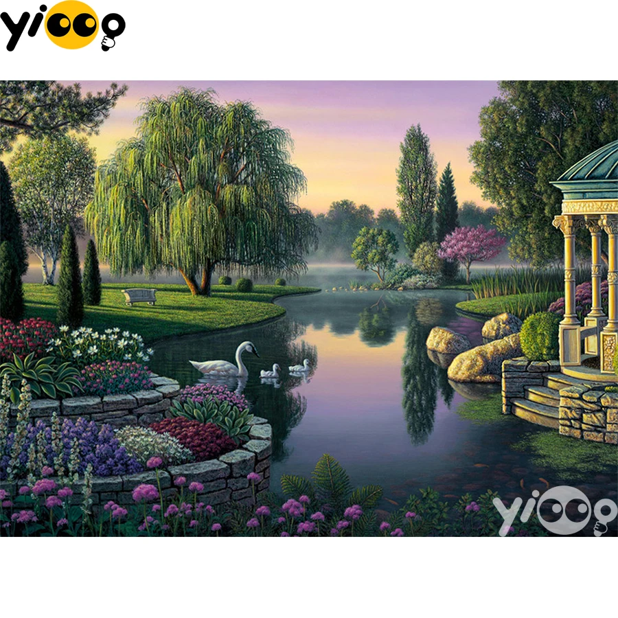 Full Square/Round Drill Diamond Painting Cross Stitch Embroidery Park Lake Scenic Rhinestone Mosaic Home Decor Gift BX1793
Full Square/Round Drill Diamond Painting Cross Stitch Embroidery Park Lake Scenic Rhinestone Mosaic Home Decor Gift BX1793