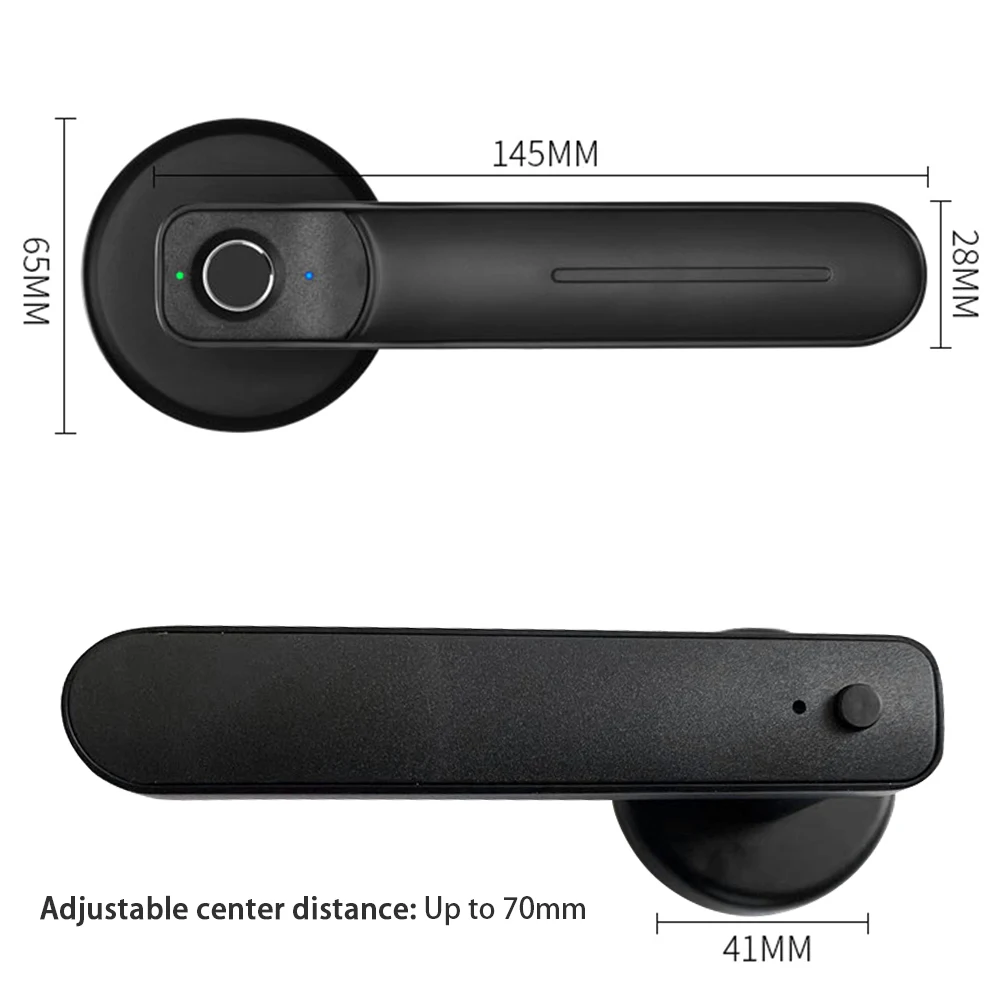 Fingerprint Door Lock With Keys Electronic Sensitive Smart Biometric Door Lock Anti-Theft Door Handle Smart Lock For Home Office
Fingerprint Door Lock With Keys Electronic Sensitive Smart Biometric Door Lock Anti-Theft Door Handle Smart Lock For Home Office