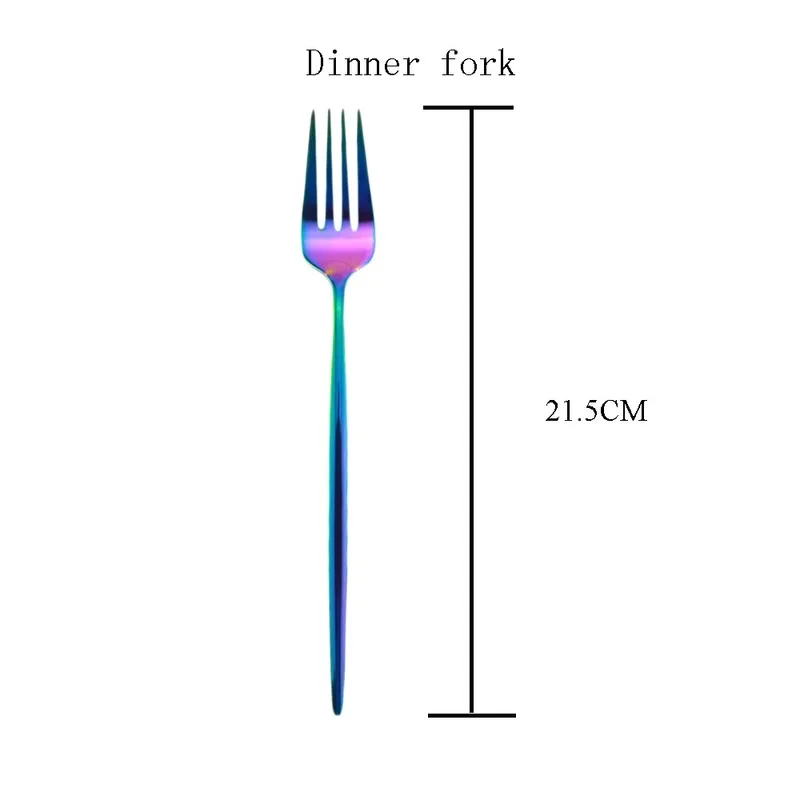 1Pcs Rainbow Dinner Fork 304 Stainless Steel Dinnerware Cake Fork Fruit Salad Fork Black Dessert Fork Set Cutlery Drop Shipping
1Pcs Rainbow Dinner Fork 304 Stainless Steel Dinnerware Cake Fork Fruit Salad Fork Black Dessert Fork Set Cutlery Drop Shipping