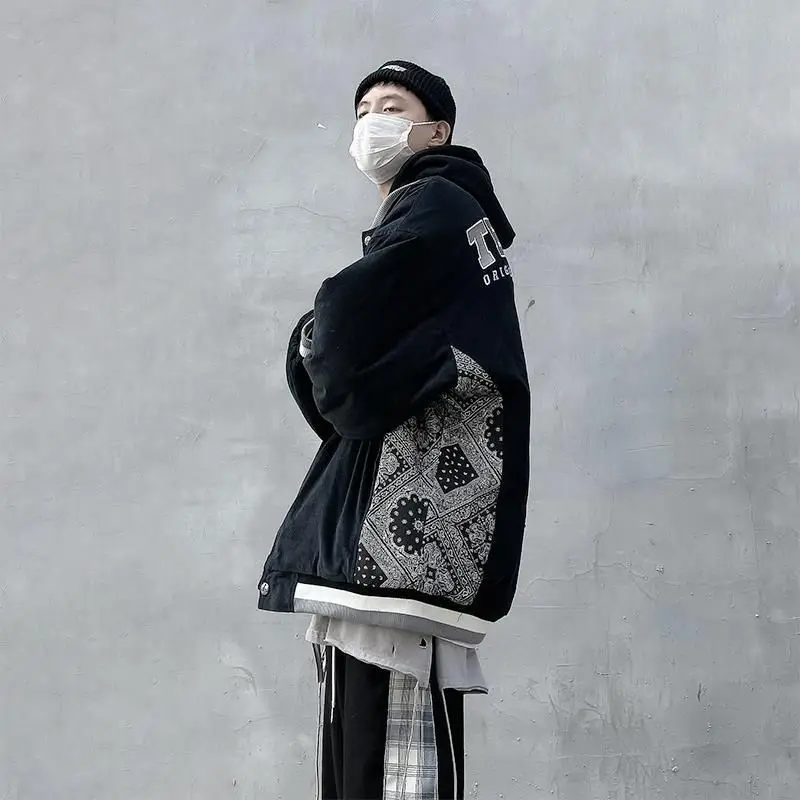 Safari Style Jacket Men Spring Stand Collar Cashew Flower Embroidery Stitching Coat Male Streetwear Trend Loose Baseball Uniform
Safari Style Jacket Men Spring Stand Collar Cashew Flower Embroidery Stitching Coat Male Streetwear Trend Loose Baseball Uniform