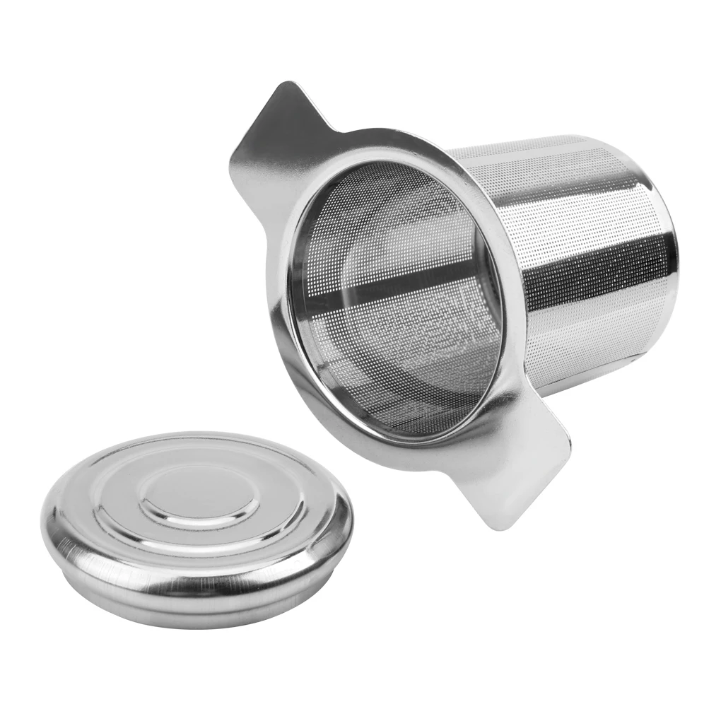Double Handles Tea Infuser with Lid Stainless Steel Fine Mesh Coffee Filter Teapot Cup Hanging tea strainer
Double Handles Tea Infuser with Lid Stainless Steel Fine Mesh Coffee Filter Teapot Cup Hanging tea strainer