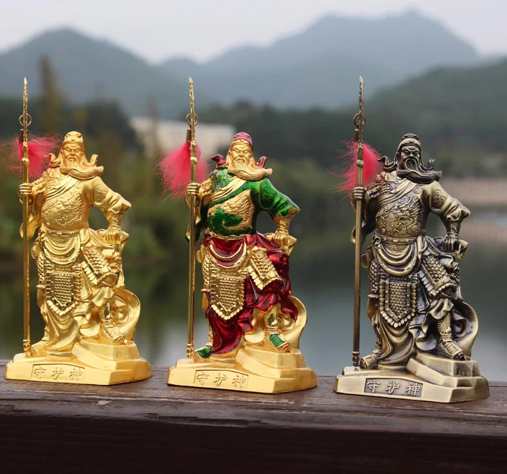 

Лучшая крутая офисная статуя Гуань Гонг Гуан ди фэн-шуй для привлечения денег в машине боевой Бог богатства Защитная талисман