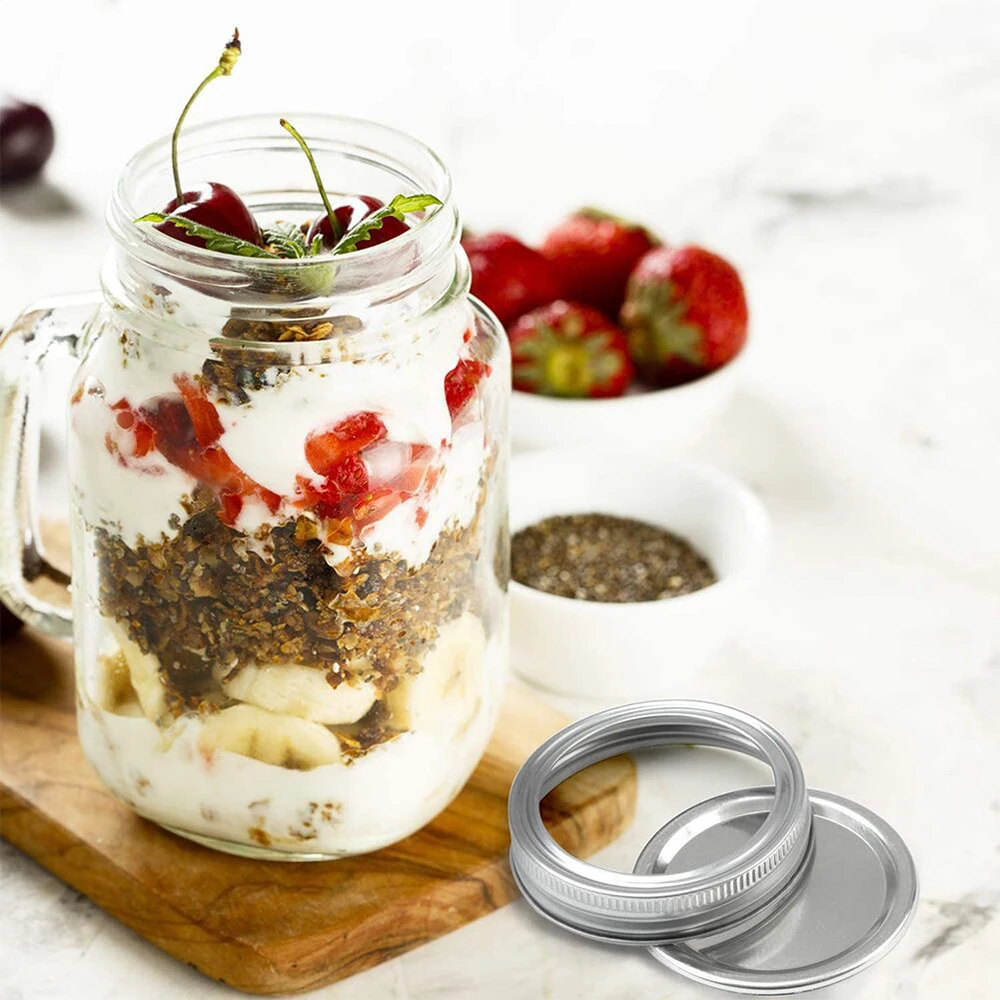 10/12/24pcs Mason Jar Lids Tinplate Cup Lid For Regular Mouth Mason Cannings Leakproof Storage Bottle Caps Cover Kitchen
10/12/24pcs Mason Jar Lids Tinplate Cup Lid For Regular Mouth Mason Cannings Leakproof Storage Bottle Caps Cover Kitchen