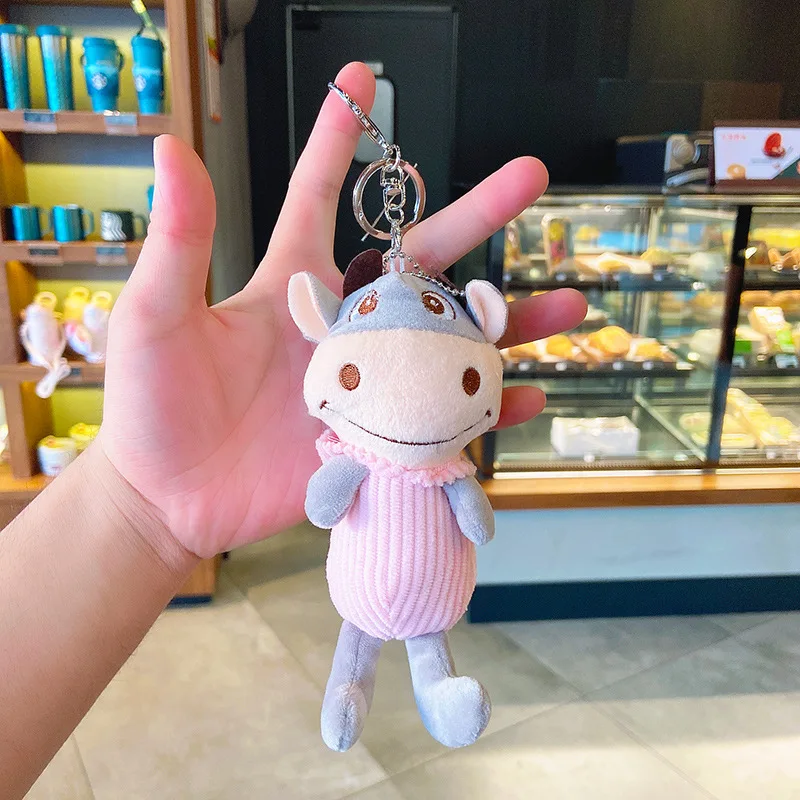 17CM Cute Plush Cow Keychain Fur Animal Calf Doll Keychains Women Girl Bag Car Pendant Keyring Accessories Holiday Gifts
17CM Cute Plush Cow Keychain Fur Animal Calf Doll Keychains Women Girl Bag Car Pendant Keyring Accessories Holiday Gifts