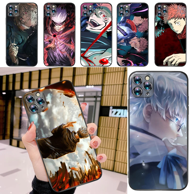 Jujutsu Kaisen Yuji Itadori Sukuna Satoru Gojo Fushiguro Megumi Phone Case For iPhone 11 Pro MAX Cases Carcasa Soft TPU Funda
Jujutsu Kaisen Yuji Itadori Sukuna Satoru Gojo Fushiguro Megumi Phone Case For iPhone 11 Pro MAX Cases Carcasa Soft TPU Funda